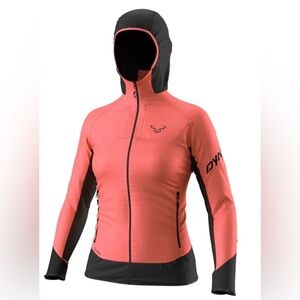 Dynafit Women's Mezzalama PTC Alpha Coral and Black Jacket size medium